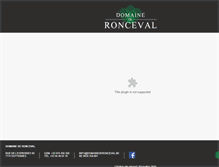 Tablet Screenshot of domainederonceval.be